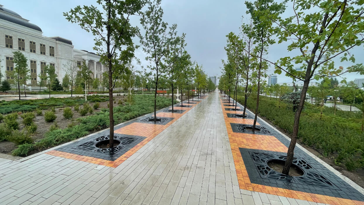 Приствольная решетка для дерева ZKING CRUST 1.2х1.2м Черная в Сухуме фото