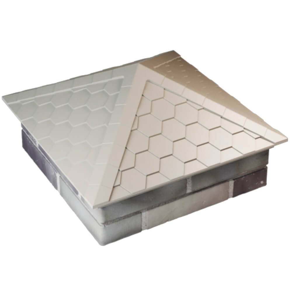 Колпак Zking Эверест Бежевый на столб 2х2 кирпича (535х535мм) Сухум фото