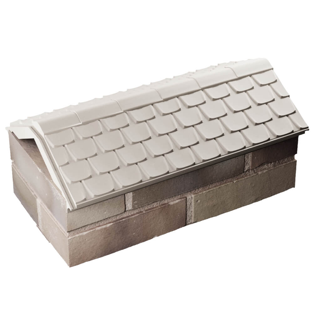 Парапет Zking Эльбрус Бежевый с посадкой на 1 кирпич (255мм) в Сухуме фото