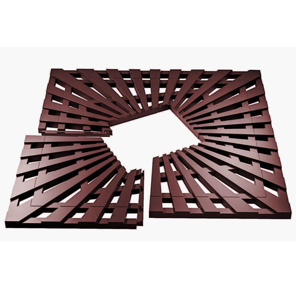 Приствольная решетка для дерева ZKING ATMOSPHERE 1.2х1.2м Коричневая в Сухуме фото