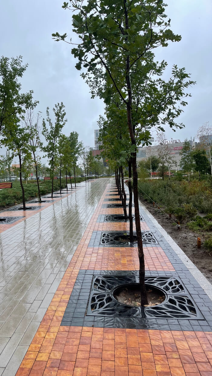 Приствольная решетка для дерева ZKING CRUST 1.2х1.2м Черная в Сухуме фото