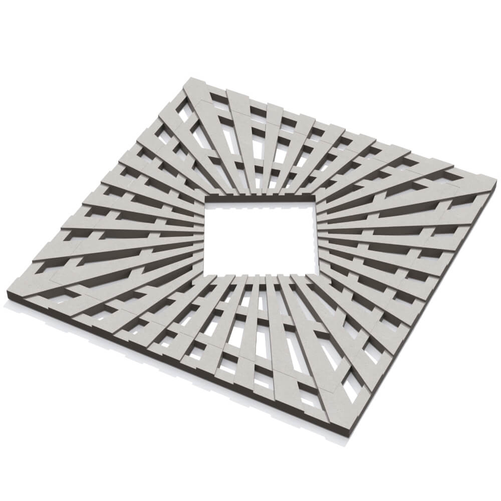 Приствольная решетка для дерева ZKING ATMOSPHERE 1.2х1.2м Бежевая в Сухуме фото