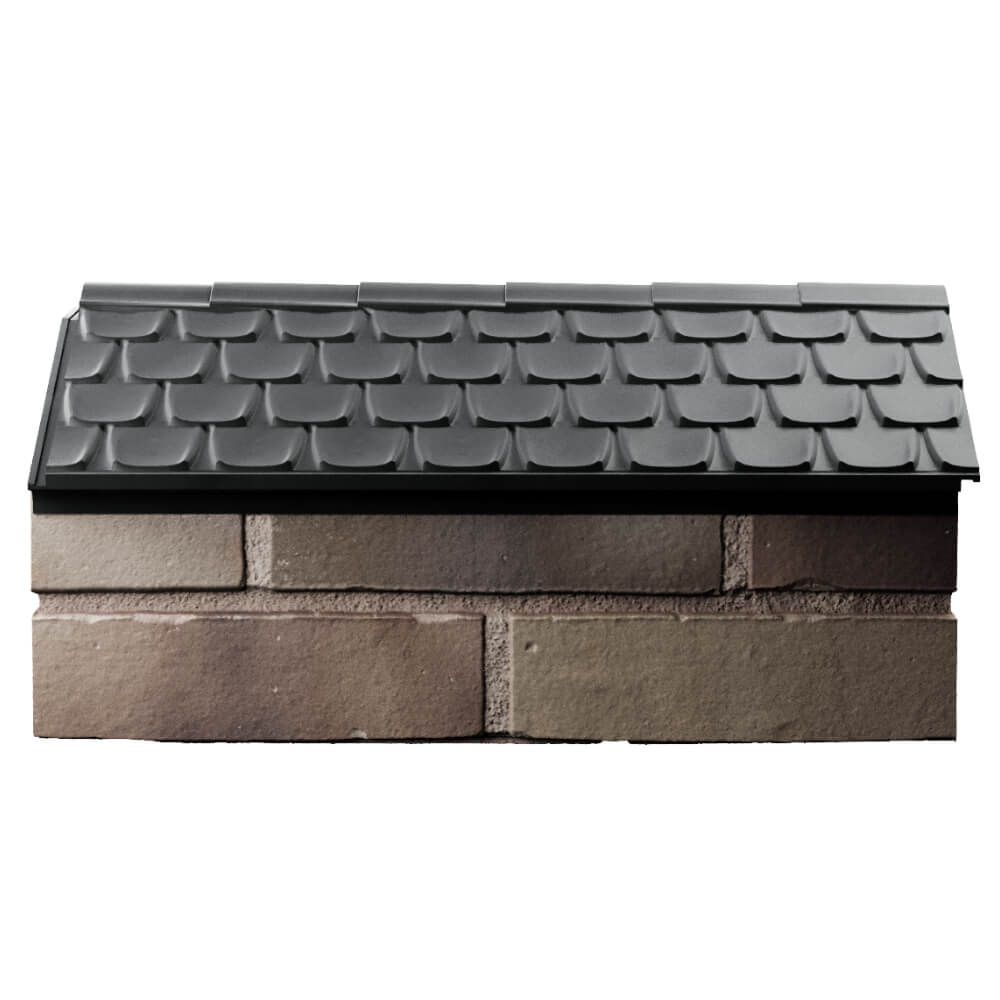 Парапет Zking Эльбрус Серый с посадкой на 1 кирпич (255мм) в Сухуме фото