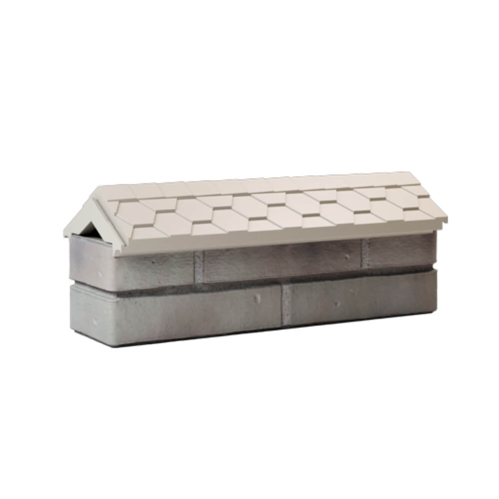 Парапет Zking Эверест Бежевый с посадкой на 0.5 кирпича (130мм) Сухум фото