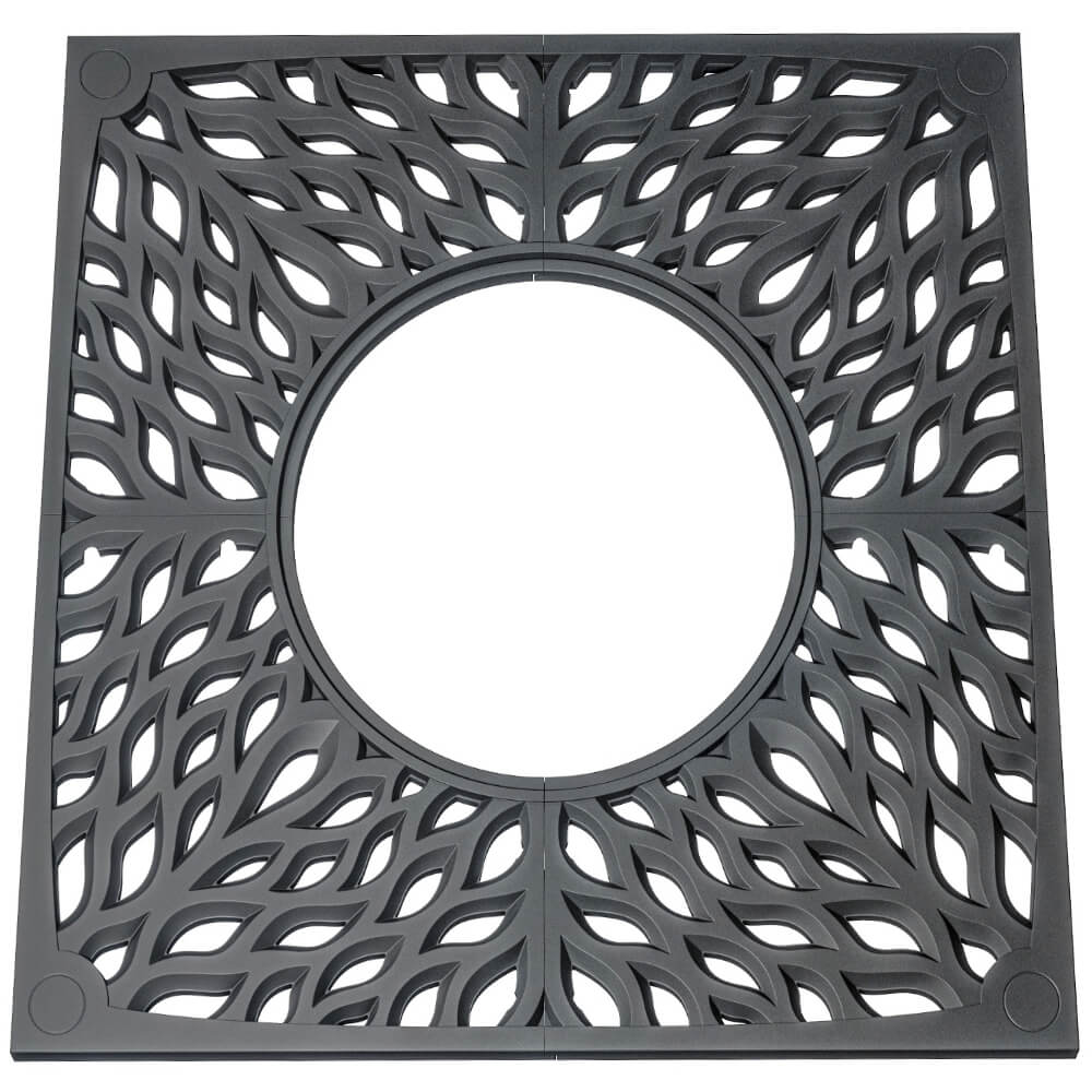 Приствольная решетка для дерева ZKING CRUST 2х2м Черная Сухум фото