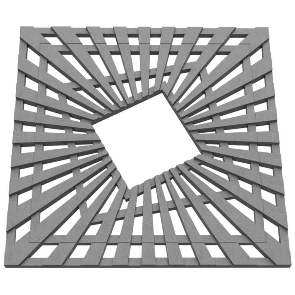 Приствольная решетка для дерева ZKING ATMOSPHERE 1.2х1.2м Серая в Сухуме фото