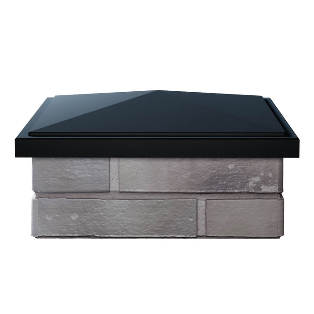 Колпак Zking БонаМоно Черный на столб 1.5х1.5 кирпича (385х385, 400х400мм) Сухум фото