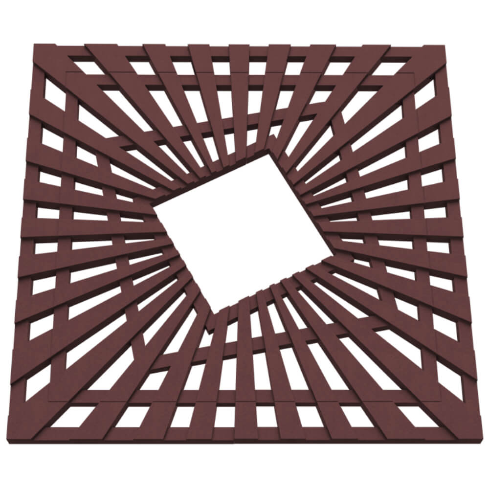 Приствольная решетка для дерева ZKING ATMOSPHERE 1.2х1.2м Коричневая в Сухуме фото