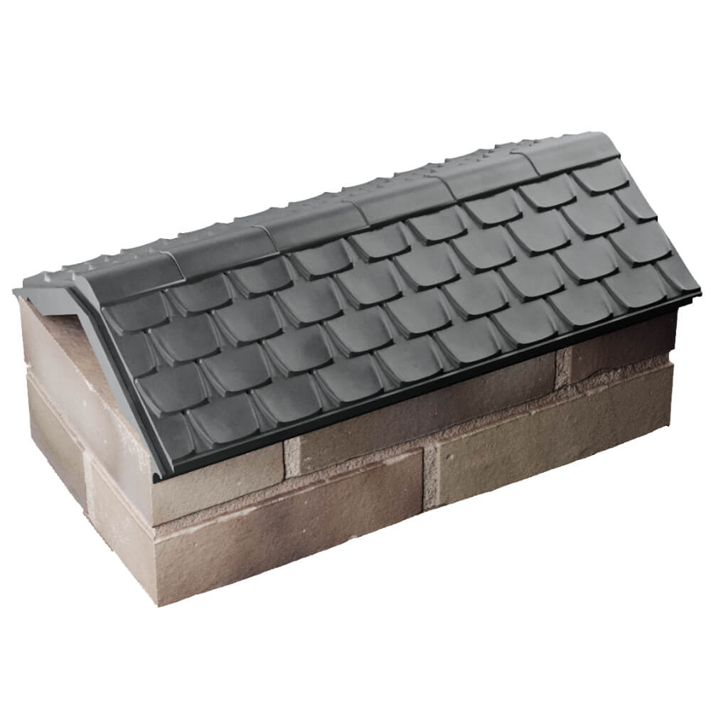 Парапет Zking Эльбрус Серый с посадкой на 1 кирпич (255мм) в Сухуме фото