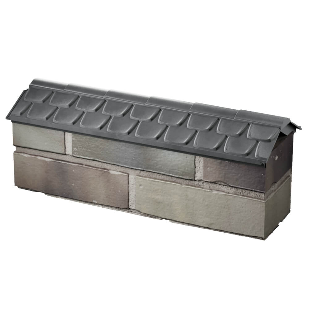 Парапет Zking Эльбрус Серый с посадкой на 0.5 кирпича (130мм) в Сухуме фото