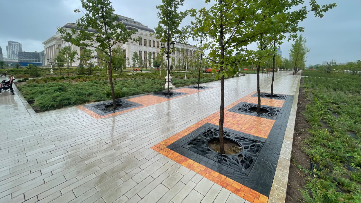 Приствольная решетка для дерева ZKING CRUST 1.2х1.2м Черная в Сухуме фото