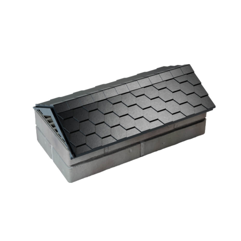 Парапет Zking Эверест Черный с посадкой на 1 кирпич (200/225/255мм) в Сухуме фото