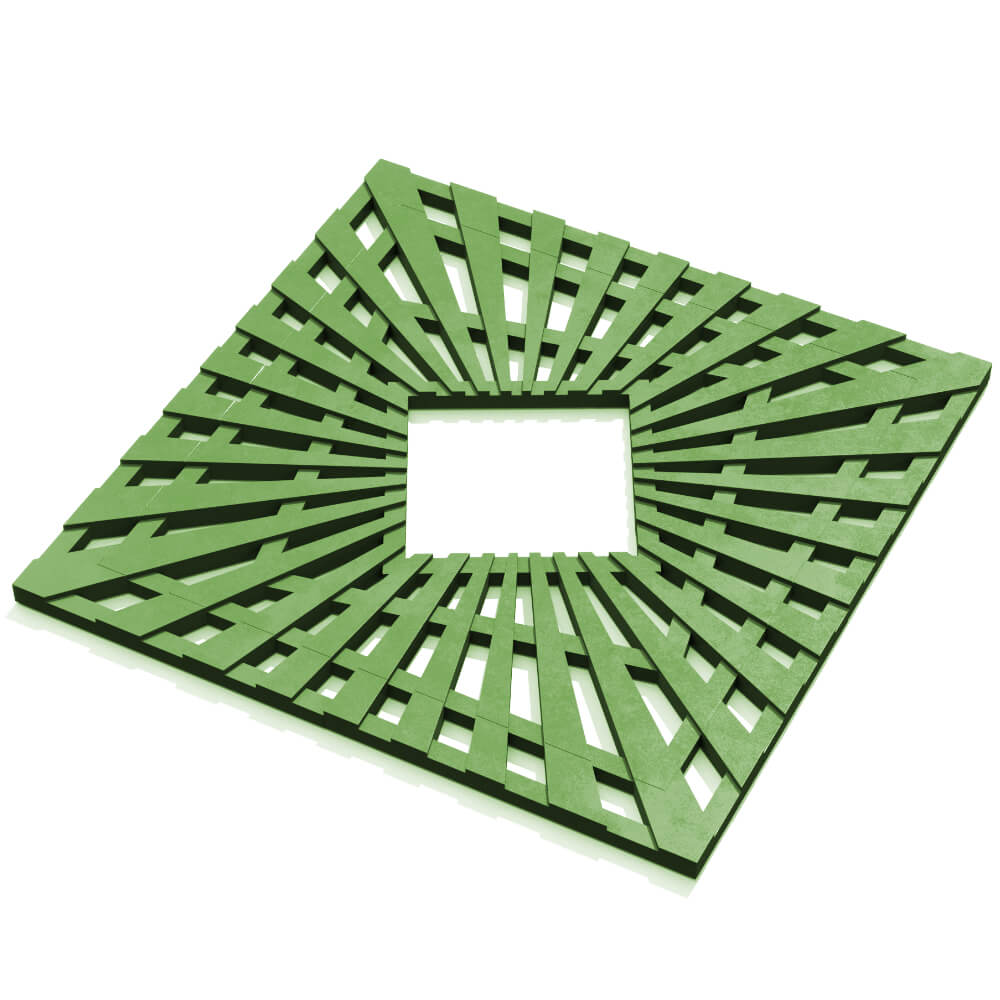 Приствольная решетка для дерева ZKING ATMOSPHERE 1.2х1.2м Зеленая в Сухуме фото