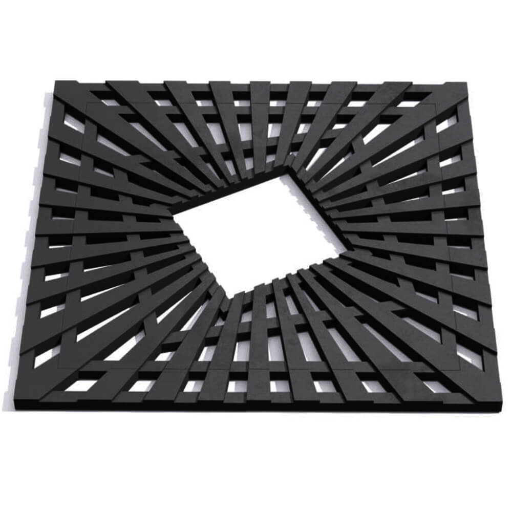 Приствольная решетка для дерева ZKING ATMOSPHERE 1.2х1.2м Черная Сухум фото