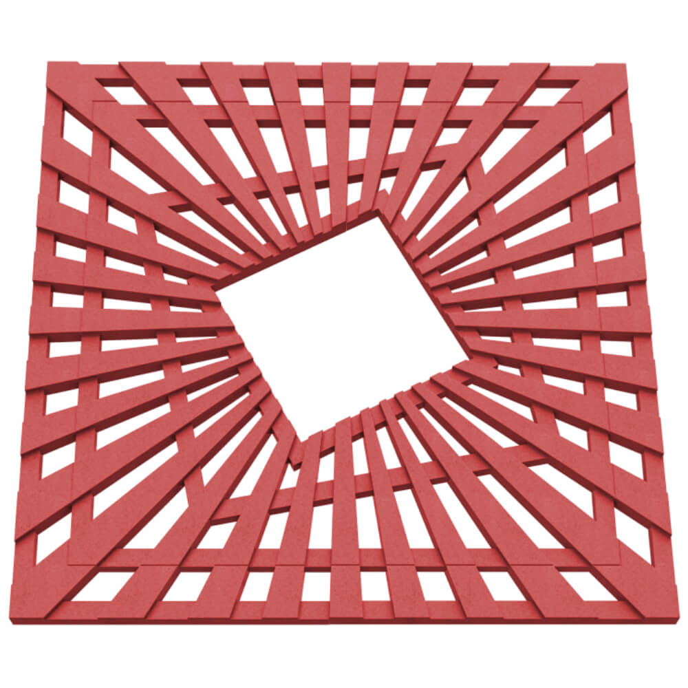 Приствольная решетка для дерева ZKING ATMOSPHERE 1.2х1.2м Красная в Сухуме фото