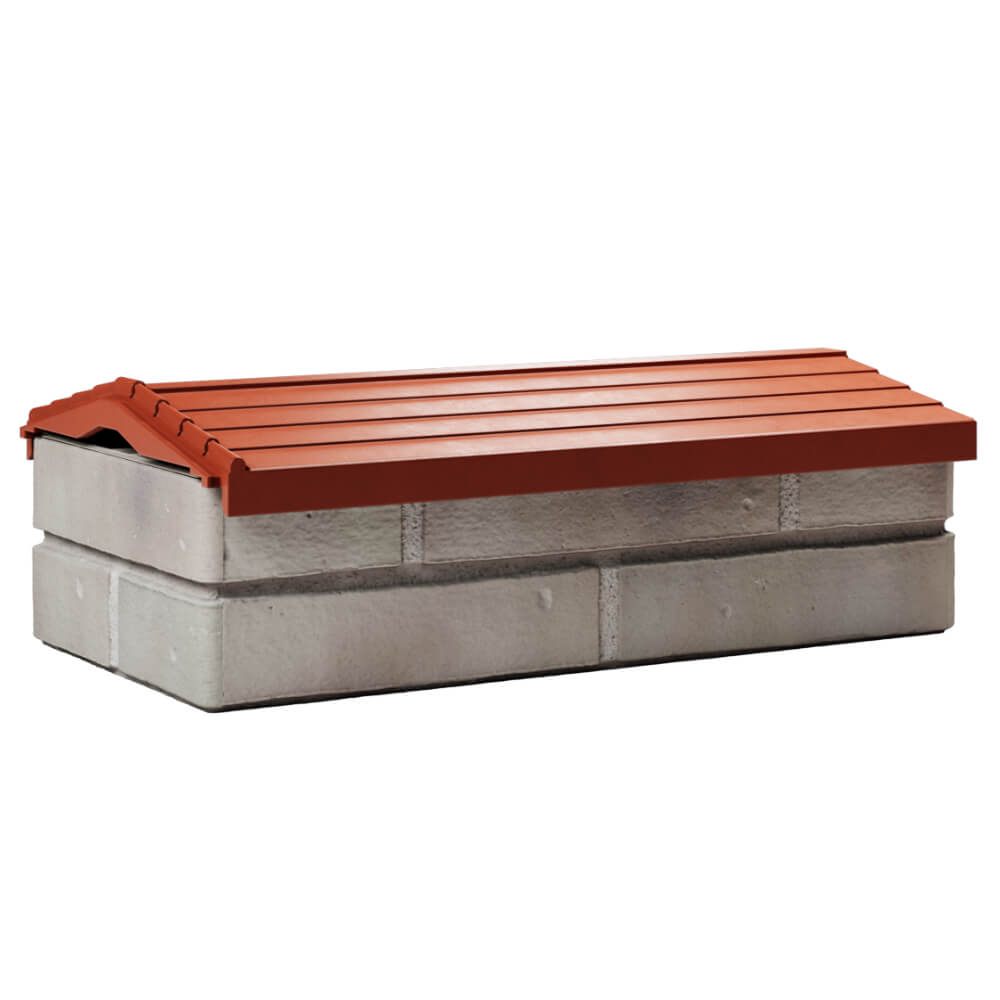 Парапет Zking Бона ХайТек Красный с посадкой на 1 кирпич (200/225/255мм) Сухум фото