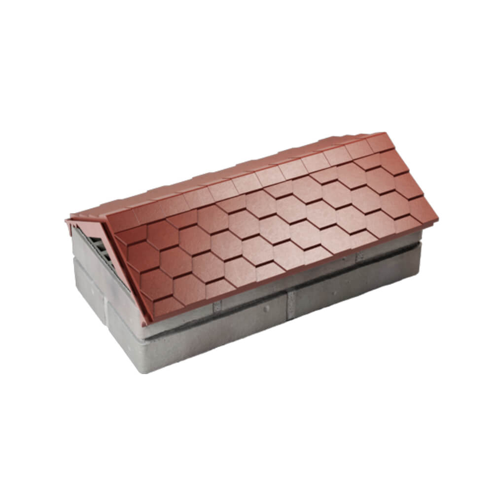 Парапет Zking Эверест Красный с посадкой на 1 кирпич (200/225/255мм) в Сухуме фото
