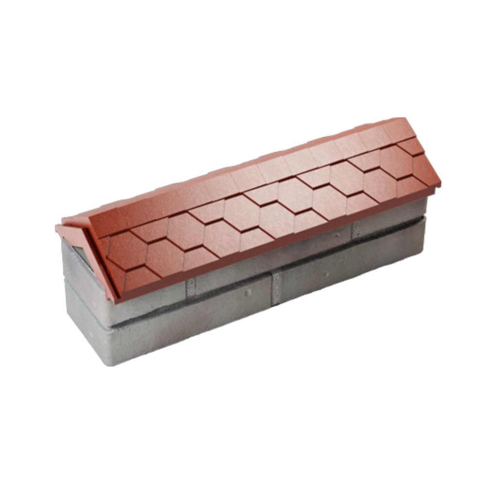 Парапет Zking Эверест Красный с посадкой на 0.5 кирпича (130мм) в Сухуме фото