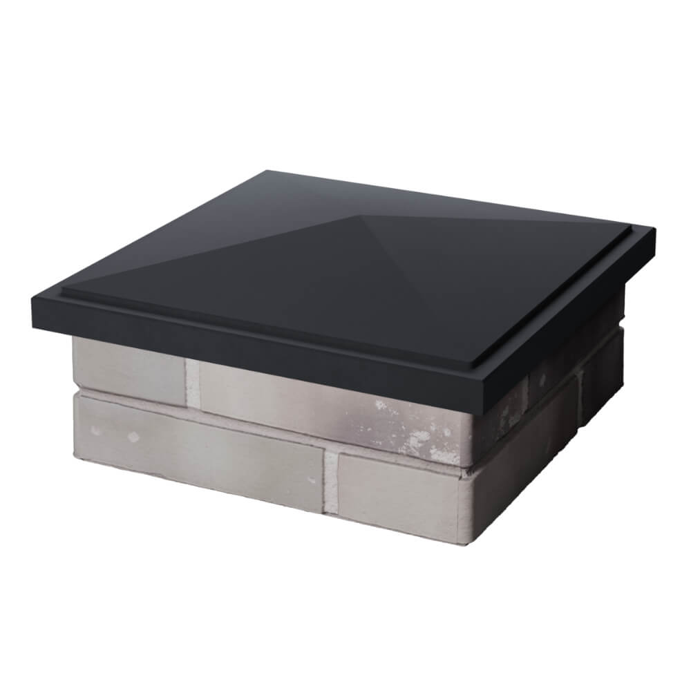 Колпак Zking БонаМоно Серый на столб 1.5х1.5 кирпича (385х385, 400х400мм) в Сухуме фото