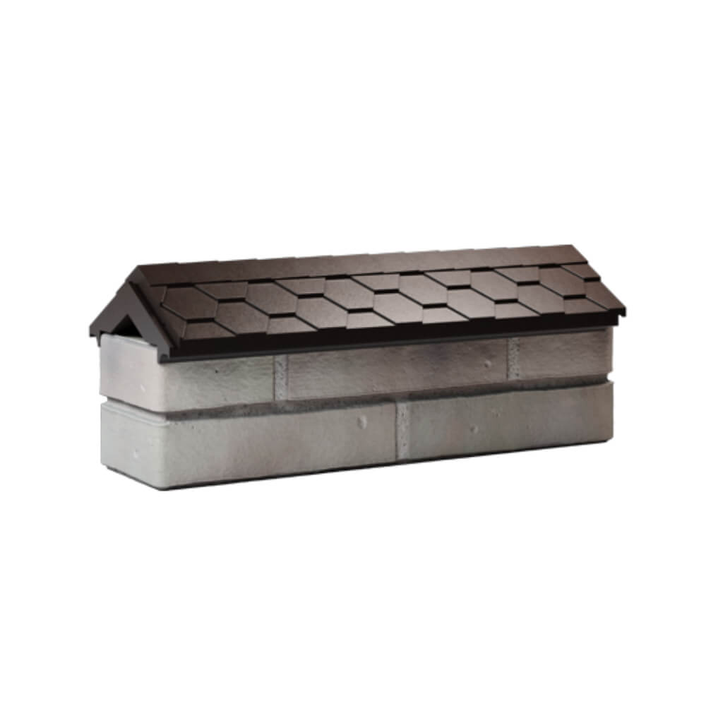 Парапет Zking Эверест Коричневый с посадкой на 0.5 кирпича (130мм) Сухум фото