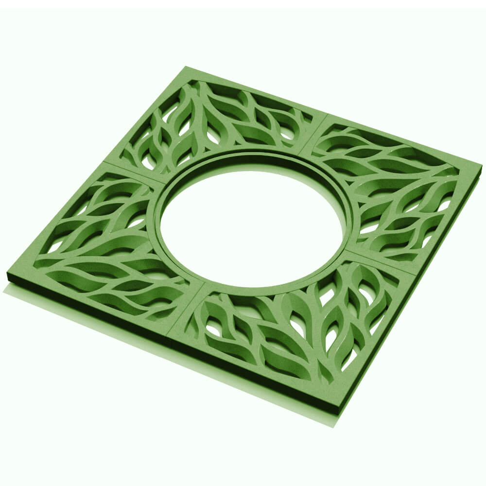 Приствольная решетка для дерева ZKING CRUST 1.2х1.2м Зеленая в Сухуме фото