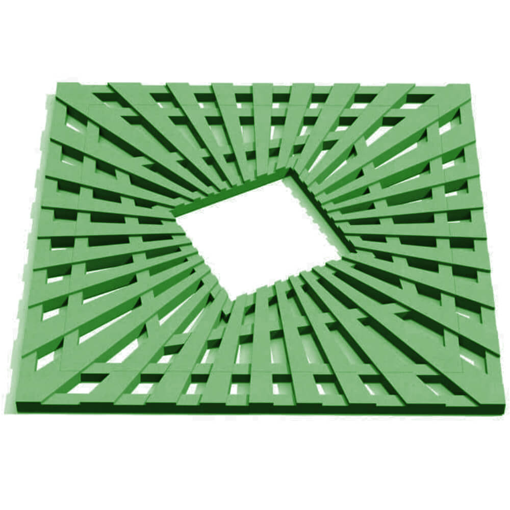 Приствольная решетка для дерева ZKING ATMOSPHERE 1.2х1.2м Зеленая Сухум фото