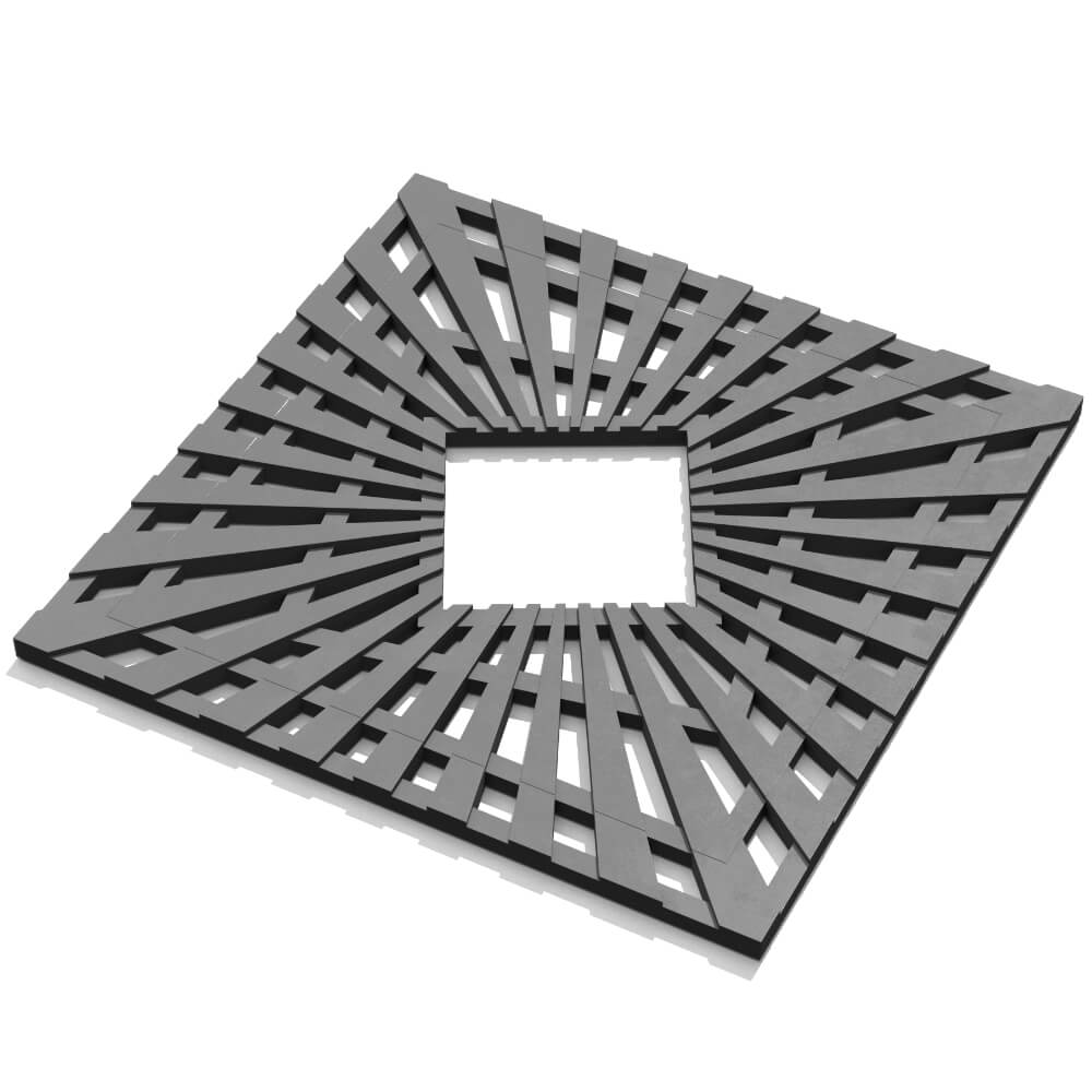 Приствольная решетка для дерева ZKING ATMOSPHERE 1.2х1.2м Серая в Сухуме фото